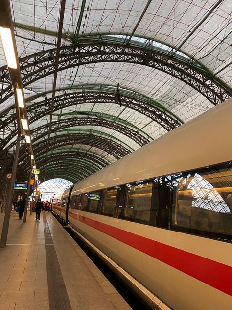 Eurostar Train Aesthetic, Eurostar Aesthetic, Train Trip Aesthetic, Interrail Aesthetic, German Core, Train Station Aesthetic, Moving City, Subway Aesthetic, Station Aesthetic