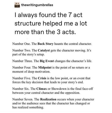 Trio Group Reference, Boarding School Story Prompts, Outlining A Story, 5 Act Story Structure, Book Story Line Ideas, Seven Act Story Structure, 7 Act Structure, How To Structure A Story, 7 Act Story Structure