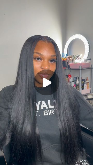 2 X 6 Closure Sew In, 2×6 Closure Sew In, Quick Weave Straight Hair Middle Part, 2x6 Closure Wig, 2 By 6 Closure Sew In, Straight Sew In With Closure, Partial Sew In Hairstyles, 5x5 Closure Sew In, Closer Sew In