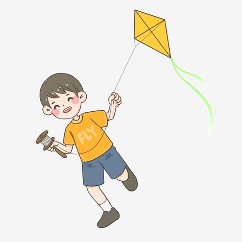 Kite Png, Kite Clipart, Toys Clipart, Flying A Kite, Flying Kites, Boy Clipart, Fly A Kite, Red Kite, Kite Festival