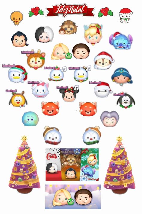 Tsum Tsum Christmas, Christmas 2022, Tsum Tsum, Disney, Christmas