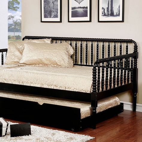 Linda Jenny Lind Daybed, Style Daybed, Black Daybed, Dark And Moody Bedroom, Full Daybed, Twin Daybed With Trundle, Twin Daybed, Jenny Lind, Metal Daybed