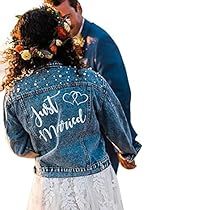 Customized Women's Pearl Denim jackets Future Mrs. Jacket Wedding Jacket Wifey Jacket Personalized Mrs Jean Jacket, Bride Jacket, Custom Denim Jacket, Bridal Jacket, Wedding Jacket, Custom Denim, Classic Denim Jacket, Heat Press Vinyl, Future Mrs