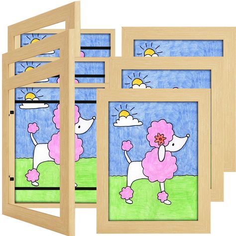 PRICES MAY VARY. 🍅 Kids Art Frames Set Size --- This child artwork frames is perfect for showcasing children's artwork, with a size of 8.5x11 inches without mat. proudly display your little kids' masterpieces with ease. 🍅 Art Storage Frame --- With a thickness of 0.78 inches, this high capacity storage picture frame can generally hold 50-150 pieces of paper, although this may vary depending on the thickness and material of the paper. It's a great way to display a variety of items, including ch Playroom Art Display, Kids Art Gallery Wall, Kids Art Room, Display Kids Artwork, Kids Art Display Wall, Kids Art Frames, Kids Art Frame, Kids Artwork Display, Kids Art Display