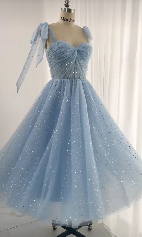 Sky Blue Prom Dress, Dress Sewing Tutorials, Blue Prom Dress, Draping Fashion, Prom Dress Inspiration, Cute Prom Dresses, Pretty Prom Dresses, فستان سهرة, Fairytale Dress