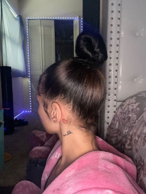 Red Heart Tattoo Behind Ear, Heart Behind Ear Tattoo, Heart Behind Ear, Heart Tattoo Behind Ear, Rare Tattoo, Tattoos Behind Ear, Red Heart Tattoo, Heart Tat, Rare Tattoos