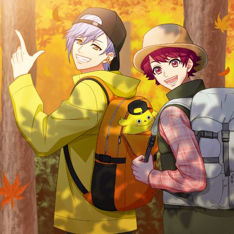 [Inste / Blog] Misumi & Sakuya | A3! © Liber Entertainment Inc. Misumi Ikaruga, Season Autumn, Pinterest Likes, Fall Winter, Entertainment, Feelings, Anime, Art