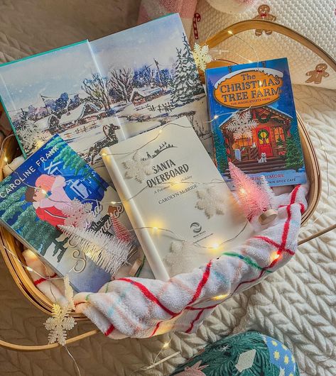 burr bookish basket ❄️🎅 happy saturday!! i hope everyone has a great weekend🤍 QOTD: do you prefer reading at night or in the morning?? . . #burrbasket #book #booklover #bookstagram #bookstagrammer #booksta #christmasbookstagram #christmasbooks #holidaybooks #booksbooksbooks #bookaddict Bookstagram Christmas, Reading At Night, Read With Me, Book Basket, Book Baskets, Christmas Baskets, Holiday Books, Tree Farms, Book Addict