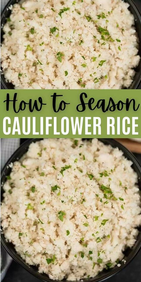 Cauliflower Rice Recipes Healthy, Make Cauliflower Rice, Rice Cauliflower, Low Carb Side Dish, Healthy Rice Recipes, Low Carb Side, How To Make Cauliflower, Frozen Cauliflower Rice, Cook Rice