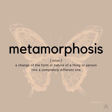 A complete transformation Metamorphosis Quotes, Metamorphosis Art, Coconut Health, Butterfly Metamorphosis, Transformation Quotes, Unique Words Definitions, Butterfly Quotes, Spiritual Transformation, Dream Symbols