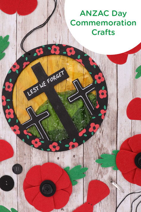 Get ready for ANZAC Day with our range of Commemoration crafts! Remembrance Sunday Crafts, Anzac Day Craft, Weather Activities For Kids, After School Care, Remembrance Sunday, Class Displays, Children's Church Crafts, Weather Activities, Anzac Day