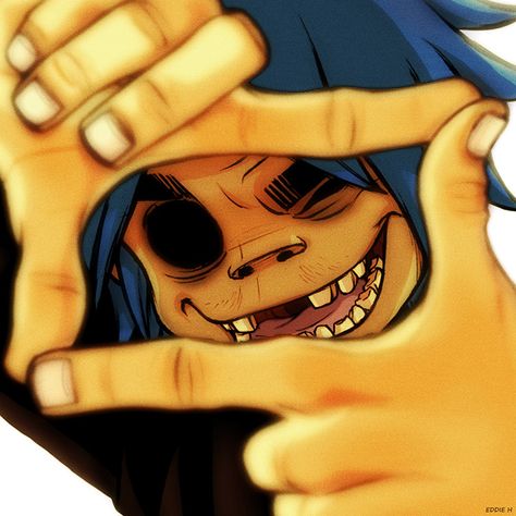 eddieholly: “ 2D Selfie :) ” Gorillaz