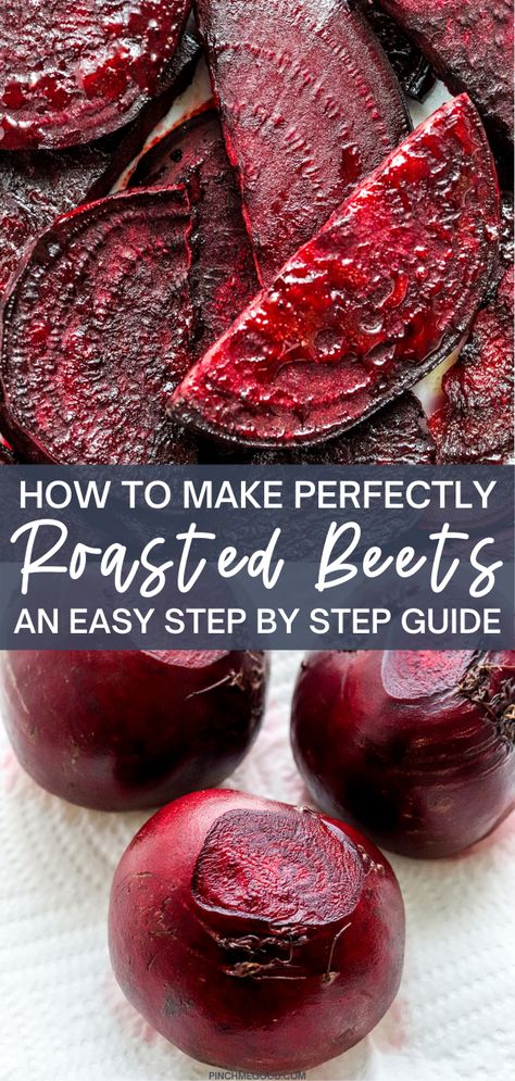 How To Roast Beets, Beets Roasted, Roast Beets, Roasted Beets Recipe, Roasting Beets In Oven, Roasted Beets And Carrots, Roasted Beetroot, Cooking Beets, Beet Burger