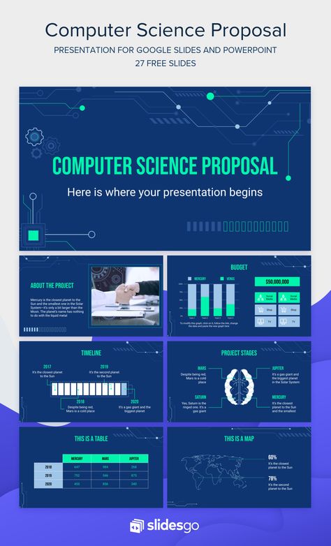 Put forward a computer science project with the help of this tech-inspired Google Slides theme and PowerPoint template Computer Science Projects, Dashboard Design Template, Science Powerpoint, Computer Theme, Creative Powerpoint Presentations, Infographics Template, Ppt Template Design, Technology Theme, Presentation Design Layout