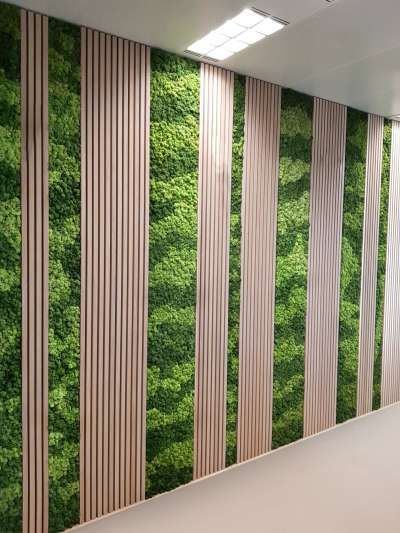 Artificial Grass Design, Deco Spa, Pintu Interior, Green Wall Design, Artificial Grass Wall, Grass Design, Office Interior Design Modern, Grass Wall, Green Wall Decor