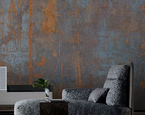 Copper Concrete Stone Textured Brown Wallpaper That Replicates - Etsy South Africa Minimal Baby Room, Sea Kids Room, Grunge Decor, Rust Wall, Metal Wallpaper, Kids Room Wall Murals, Copper Wallpaper, Pink Floral Wallpaper, Dark Green Walls