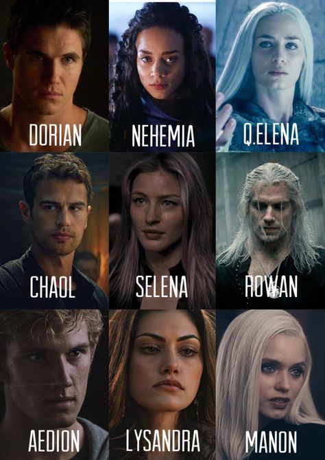 Celaena And Chaol Crown Of Midnight, Dorian Havilliard And Chaol Westfall, Tog Dorian And Manon, Thrown Of Glass Characters, Celaena And Rowan Heir Of Fire, Celaena Sardothien And Dorian, Tog Sorcha And Dorian, Throne Of Glass Alien And Rowan, Crown Of Midnight Characters