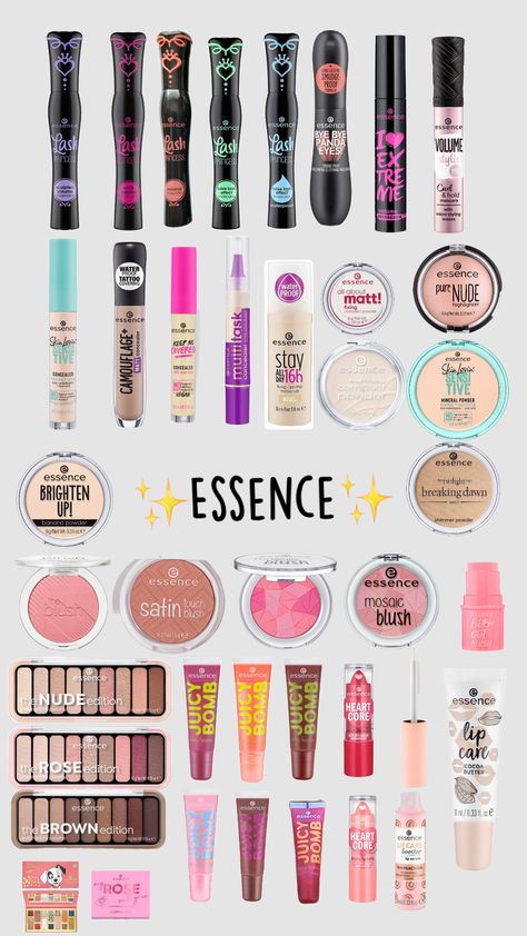 #essence Best Essence Products, Essence Makeup, Simple Makeup Tips, Makeup List, Makeup Help, Concealer Makeup, Makeup Guide, Makeup To Buy, Makeup Concealer