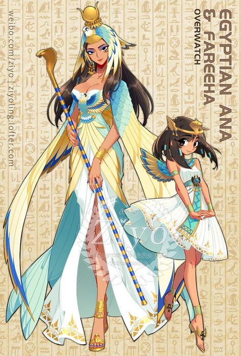 Human Cinnamoroll, Egyptian Outfit, Egyptian Dress, Egyptian Clothing, Egyptian Princess, Anime Egyptian, Egyptian Goddess, Anime Dress, Fashion Design Drawings