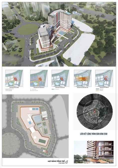 RESIDENTIAL COMPLEX PROJECT (ĐA CHUNG CƯ) on Behance Shopping Center Architecture, Cubes Architecture, Residential Architecture Apartment, Interior Design Graphic, Architecture Portfolio Layout, New Urbanism, Concept Models Architecture, Architecture Life, Conceptual Architecture