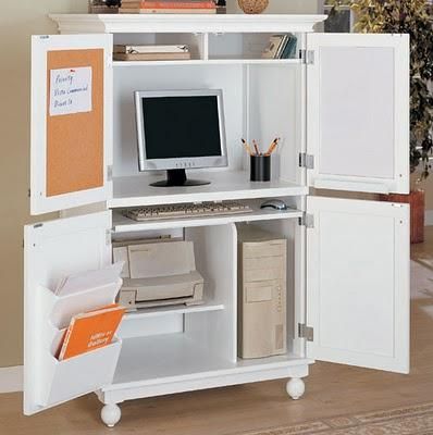 Small Home Office Cabinets Enhancing Space Saving Interior Design Space Saving Interior Design, Space Saving Interior, Pixel Architecture, Office Armoire, Studio In Casa, Computer Armoire, Cheap Office Furniture, Design Studio Office, Modern Home Office Furniture