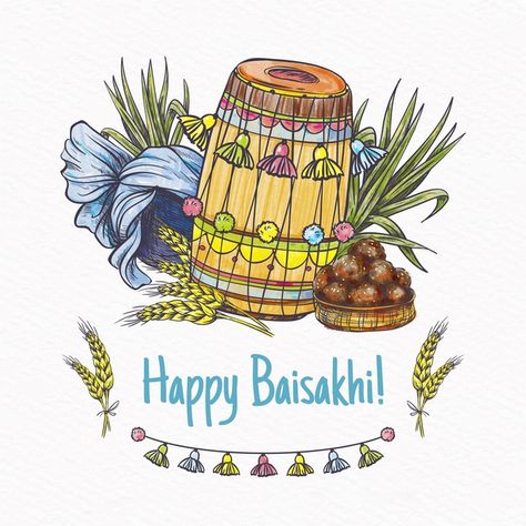 Happy Baisakhi Images, Baisakhi Images, Poila Baisakh, Happy Lohri Images, Lohri Greetings, Baisakhi Festival, Happy Baisakhi, School Board Decoration, Happy Lohri