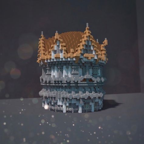 The Bench Hub | Minecraft on Instagram: “Sick castle build! Rate this build from 1-10! - Follow @thebenchhub for more! - 📸 By @senseistr” Minecraft Round House, Minecraft Dome, Minecraft Circles, Minecraft Temple, Minecraft Underground, Play Minecraft, Medieval House, Round Building, Minecraft Modern