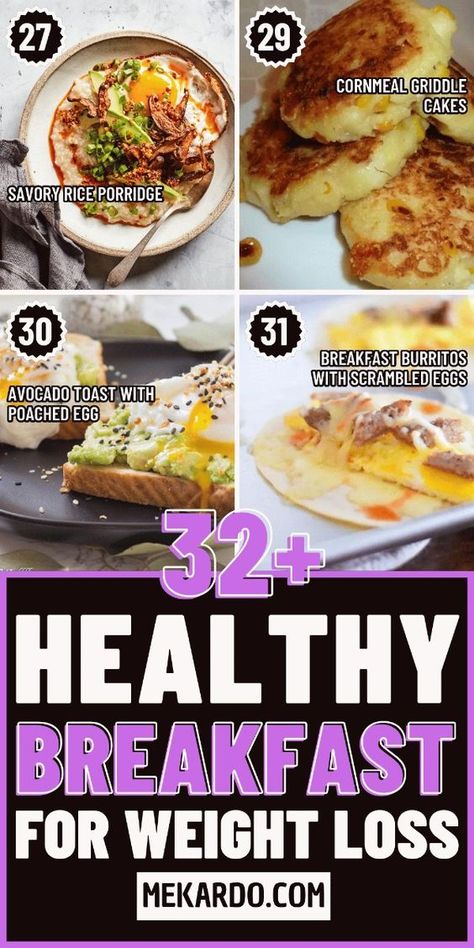 Start your day right with a boost of energy and vitality from these 32+ healthy breakfast ideas for weight loss. Discover delicious recipes that are not only nutritious but also perfect for achieving your weight goals. | healthy breakfast ideas | weight loss breakfast | nutritious breakfast | breakfast for weight loss | low calorie breakfast | easy healthy breakfast | quick weight loss meals | protein-rich breakfast | fiber-filled breakfast | low-carb breakfast | clean eating breakfast | metabolism-boosting breakfast | breakfast meal prep | balanced breakfast options | healthy morning recipes | slimming breakfast ideas | energy-boosting breakfast | diet-friendly breakfast | satisfying breakfast options | wholesome breakfast recipes | healthy weight loss foods. Lowfat Breakfast Ideas Easy, Low Calorie Filling Breakfast Ideas, Post Workout Breakfast For Fat Loss, 400 Calorie Meals Breakfast, Losing Weight Breakfast Ideas Healthy, Breakfast For Weight Losing, Breakfast Diet Ideas, Breakfast Salad Ideas, Fat Loss Breakfast Ideas