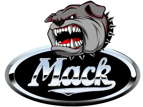 Mack Trucks Logo, Diesel Pickup Trucks, Bulldog Statue, Tractor Trailer Truck, Model Truck Kits, Cool Car Drawings, Rat Rods Truck, Old Logo, Retro Sign