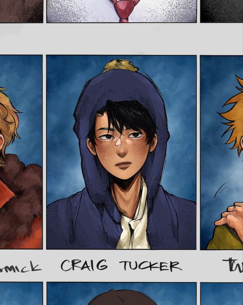 Craig South Park, Kenny South Park, Craig Tucker, Tweek And Craig, South Park Anime, Creek South Park, South Park Funny, Tweek Y Craig, South Park Fanart