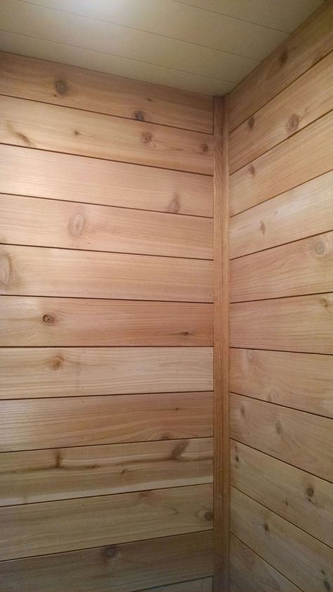 Raw Wood Shiplap Walls, Interior Cedar Walls, Cabin Shiplap Walls, Pine Siding Interior Walls, Cedar Accent Wall Living Room, Cedar Shiplap Wall, Cedar Walls Interior Living Room, Cedar Walls Interior, Natural Wood Shiplap Wall