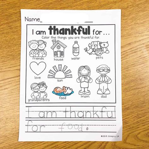 Thanksgiving School Activities Kindergarten, Pre K Thankful Activities, I Am Thankful Kindergarten, We Are Thankful Preschool Activities, Thankfulness Activities For Kindergarten, Fall Craft Kindergarten Easy, Thanksgiving Read Alouds Kindergarten, Grade 1 Thanksgiving Activities, Thanksgiving Social Studies Kindergarten