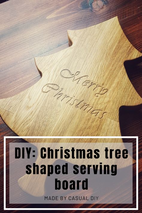 In this video I will show you how I make a Christmas tree shaped serving board, chopping board from beech wood. Perfect decoration feature for your table this Christmas. Wow your guests and family with this beautiful serving board with free hand routed sign "Merry Christmas" Charcuterie Board Diy, Wood Jewelry Diy, Wooden Decorations, Diy Tree, Simple Christmas Decor, Wooden Cheese Board, Wood Christmas Tree, Cheese Boards, Christmas Wood Crafts