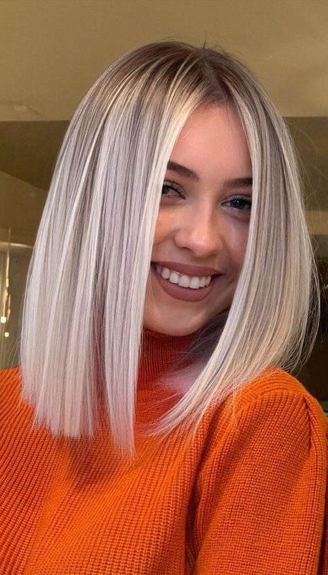 Longbob Hair, Baby Blonde, Perfect Blonde Hair, Lob Haircuts, Short Blonde Haircuts, Lob Haircut, Trendy Hairstyle, Blonde Hair Inspiration, Blonde Hair Shades