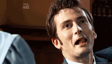 David Tennant Licking Things. David Tennant Tongue, David Tennant Gif, Silence In The Library, Reaction Gif, Braces Off, Brace Face, Sonic Screwdriver, David Tennant Doctor Who, Girl Friendship