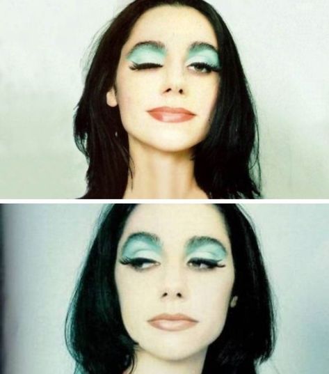 Polly Jean Harvey, Pj Harvey Aesthetic, Pj Harvey Style, Pj Harvey 90s, Pj Harvey, Mazzy Star, Women In Music, Artistry Makeup, Girl Crush