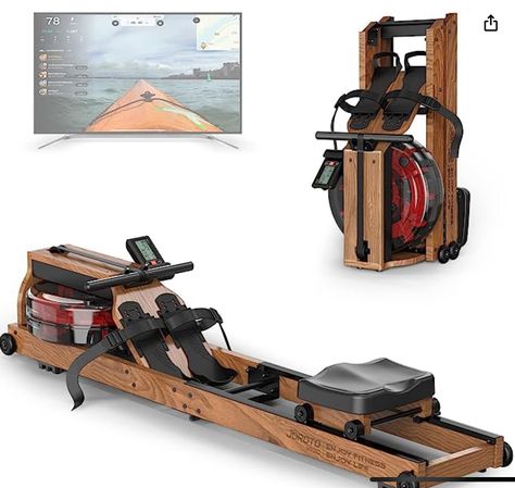 Water Rowing Machine For Home
- Compact, foldable 
- Smooth immersive rowing
- Bluetooth monitor 
- Premium solid oak Water Purification Tablets, Rowing Machines, Rowing Machine, Sport Boats, Tablet Holder, Soothing Sounds, Storage Design, Oak Color, Rowing