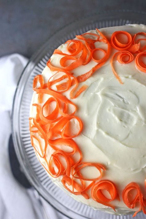 Moist Carrot Cake Recipe, Ultimate Carrot Cake, Moist Carrot Cake, Carrot Cakes, Moist Carrot Cakes, Shredded Carrots, Cinnamon Cream Cheese Frosting, Carrot Cake Recipe, With Cream Cheese Frosting