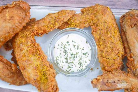 Lemon Pepper Turkey Wings, Deep Fried Turkey Wings, Lemon Pepper Turkey, Fried Turkey Wings, Fried Turkey Wings Recipe, Turkey Wings Recipe, Turkey Chops, Fried Pickles Recipe, Baked Turkey Wings