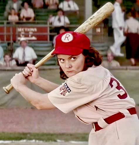 Marla Hooch, second base, 1943 Rockford Peaches Rockford Peaches, Rosie Odonnell, Tom Hanks, Movie Night, Softball, Madonna, Baseball