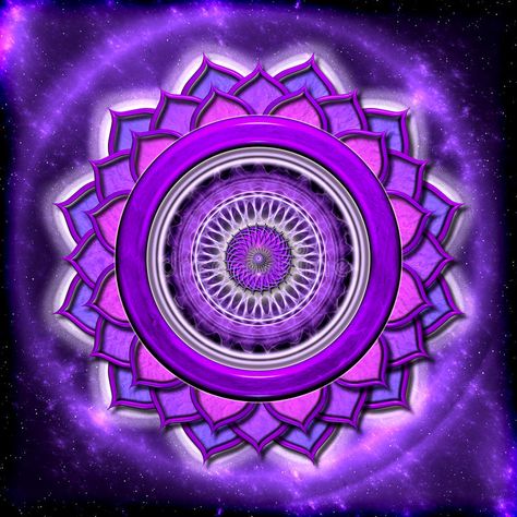 The Crown Chakra. Illustration of a Chakra Mandala Symbol , #AD, #Chakra, #Crown, #Illustration, #Symbol, #Mandala #ad Chakra Locations, Art Chakra, Mandala Symbols, Chakra Activation, Health Symbol, Karma Yoga, Chakra Art, Chakra Symbols, Chakra Colors