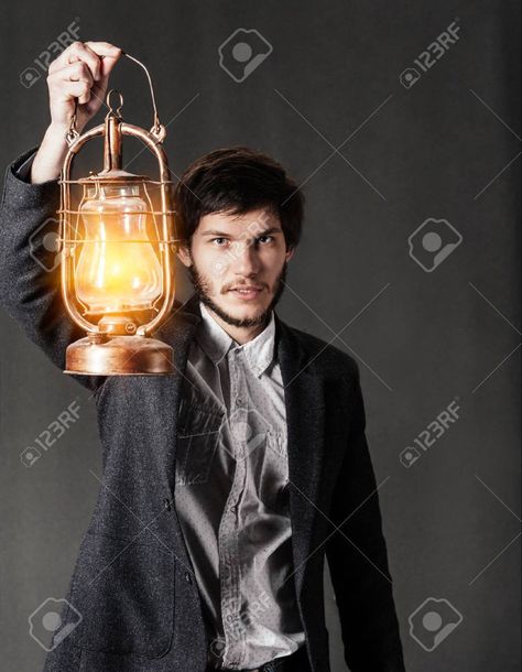 Man Holding Lantern, Holding Lantern, Lamp Drawing, Court Of The Dead, Poses For Drawing, Draw Reference, Lamps Aesthetic, In The Darkness, Oil Lamp