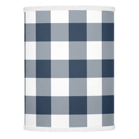 $36.40 | Naval Blue Gingham #gingham, traditional, classic, home, bedroom, southern, sherwin-williams, light, naval, blue Gingham Lamp, Gray Lamp, Pewter Green, Custom Lamp Shades, Green Gingham, Home Decor Lights, Elegant Lighting, Blue Gingham, Trim Color