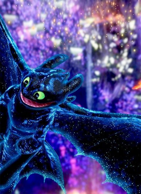 Toothless Wallpaper, Toothless And Stitch, Disney Mignon, Night Fury Dragon, Dragon Wallpaper Iphone, The Hidden World, Httyd Art, Dragon Movies, Toothless Dragon