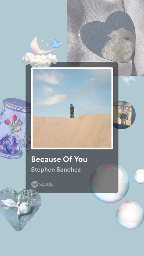 Blue elements, blue aesthetic, bubble emoji, blue flower, aesthetic blue. Spotify aesthetic playlist Stephen Sanchez Wallpaper, Stephan Sanchez, Stephen Sanchez, Bday Wishlist, Music Taste, Dec 30, Spotify Playlist, Soulmate, Album Covers