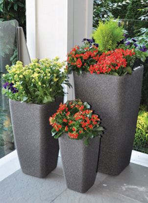 Triple the beauty with GardenUp flower containers. Designed, planted and delivered right to your door. Vancouver BC Outdoor Patio Plants, Garden In Pots, Raised Patio, Flower Containers, Plant Texture, Potted Plants Outdoor, Container Gardening Flowers, Patio Plants, Planter Ideas