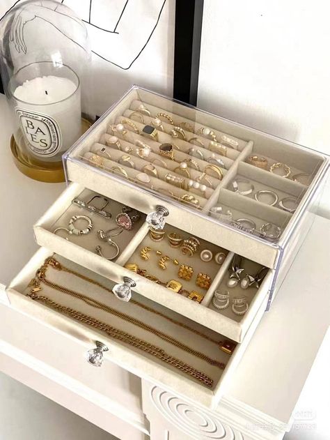 Beige Collar PMMA Embellished Storage & Organization #Organizers #The #Art #of #Jewelry #Tidiness #Organizers #Gemstone #of #Exploring #the #of #World Jewerly Organizer, Acrylic Drawers, Ring Organizer, Wishlist 2024, Jewelry Organizer Storage, Travel Jewelry Box, Jewelry Organizer Box, Organizer Storage, Acrylic Jewellery