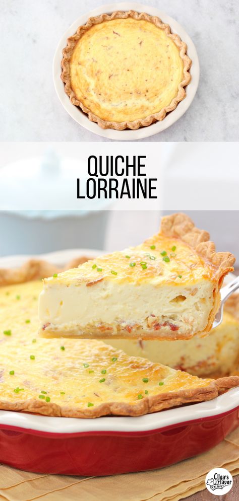 Brunch Quiche, Quiche Lorraine Recipe, Classic French Dishes, Breakfast Quiche, French Dishes, Easy Brunch, Quiche Recipes, Breakfast Brunch Recipes, Breakfast Dishes