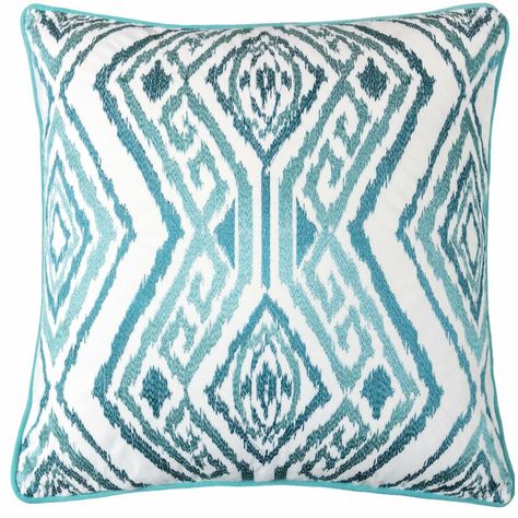 Ikat Embroidery, Geometric Throw Pillows, Throw Pillows Bed, Ikat Pillows, Velvet Pillow, Velvet Throw, Velvet Pillow Covers, Velvet Throw Pillows, Cotton Throw Pillow