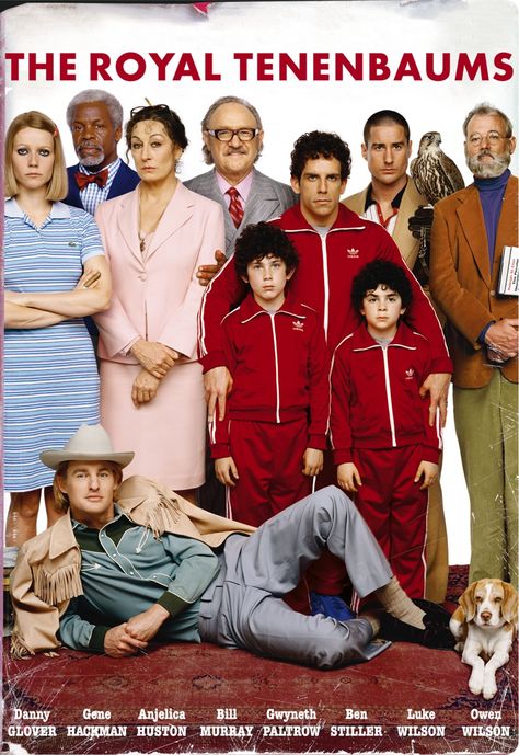 Wes Anderson Color Palette, Good Comedy Movies, Renée Zellweger, Royal Tenenbaums, Wes Anderson Films, The Criterion Collection, The Royal Tenenbaums, Ben Stiller, Rooney Mara